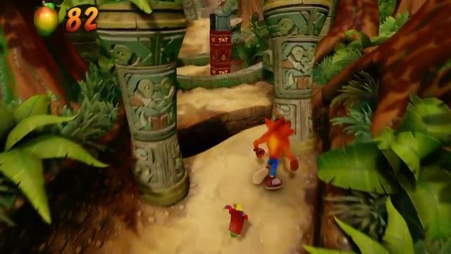 Crash Bandicoot 1 N.sane Trilogy | Level 2 Jungle Rollers смотреть онлайн