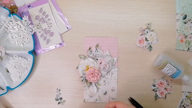 Простые открытки из обрезков: скрапбукинг, мастер-класс смотреть онлайн