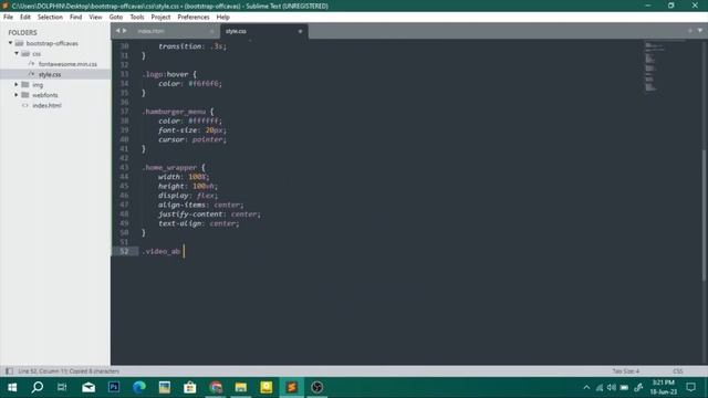 Bootstrap 5 Offcavas menu Home section video background HTML CSS and Bootstrap | HTML CSS Bootstrap смотреть онлайн