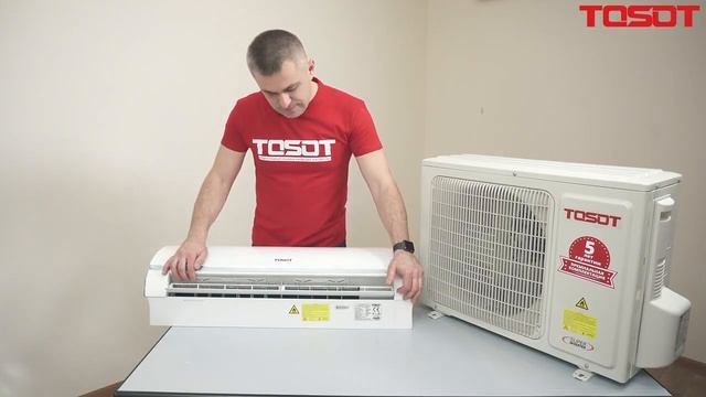 Видеообзор кондиционера TOSOT, Серия Lyra  Полная разборка