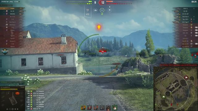 FV4005 Stage II: 10 hits, 10 tanks destroyed - World of Tanks смотреть онлайн