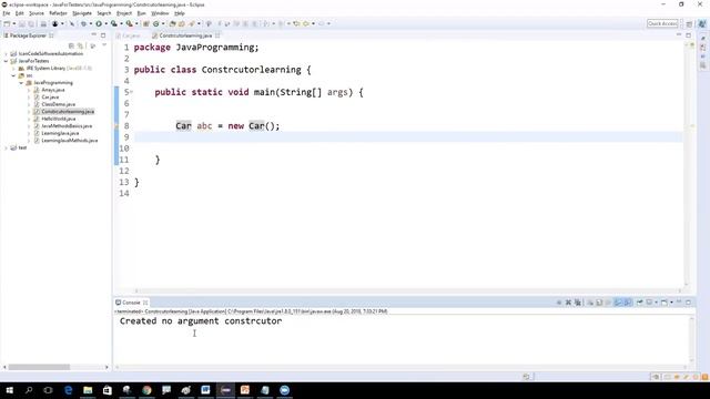 Java for Software Testers Tutorial#24 - Java Constructor смотреть онлайн