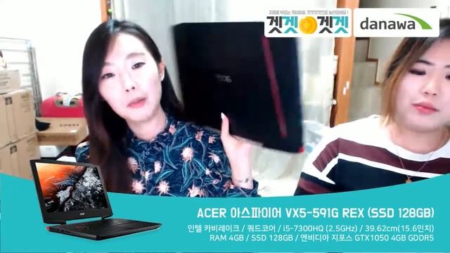 ACER 아스파이어 VX5-591G REX (SSD 128GB) 다나와 표준노트북 17년 2월 смотреть онлайн