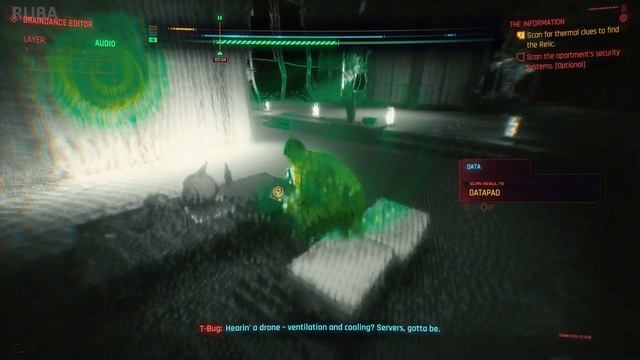 Cyberpunk 2077 - The Information Mission - Scanning for Thermal Clues and Finding Security Systems смотреть онлайн