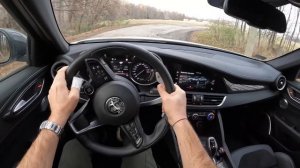 ТЕСТ ДРАЙВ 2022 НОВОЙ АЛЬФА РОМЕО ДЖУЛИЯ ВЕЛОЧЬ (2.0 ГМЕ ТУРБО 280Л.С.)ОБЗОР/ДИЗАЙН/ОТ 1 ЛИЦА