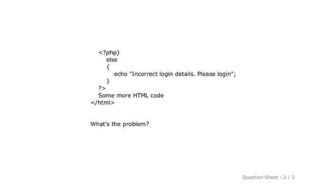 PHP : Parse error: Syntax error, unexpected end of file in my PHP code смотреть онлайн