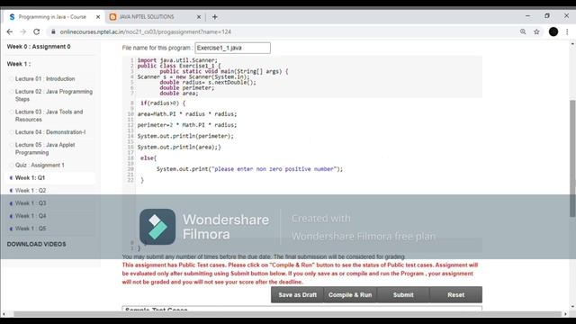 Java Week 1 Quiz Assignment Solutions |JAN 2021| NPTEL #NPTEL #NPTELJAVA смотреть онлайн