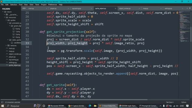 Recriando DOOM em Python - Sprites Animadas e Estáticas no Mapa смотреть онлайн