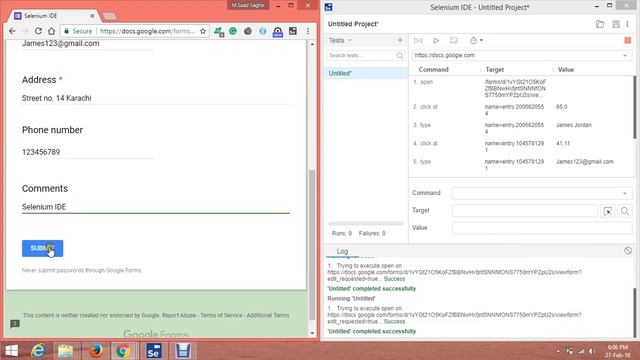 Selenium IDE in Chrome смотреть онлайн