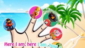 Paw Patrol and Angry Birds in Сinema Finger Family | Nursery Rhymes For Children