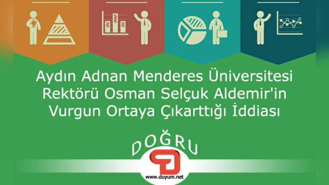 Aydın Adnan Menderes Üniversitesi Rektörü Osman Selçuk Aldemir'in Vurgun Ortaya Çıkarttığı İddiası смотреть онлайн