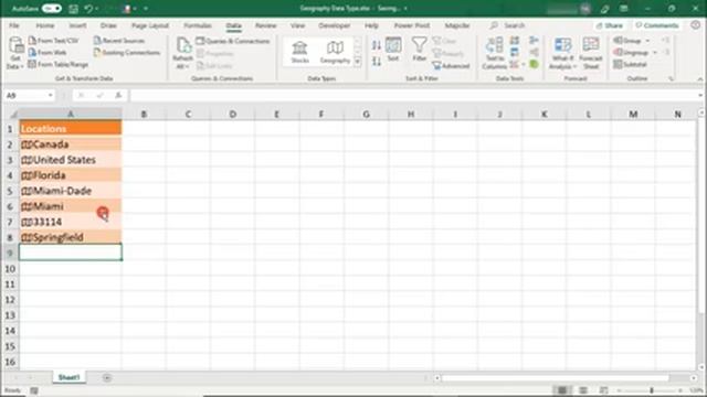 Geography Data in Excel - Tutorial смотреть онлайн