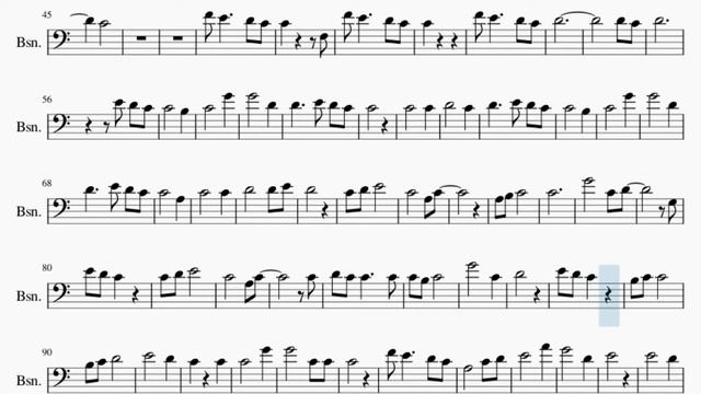 Bassoon Sheet Music: How to play Daijoubu 大丈夫 (Weathering With You) by RADWIMPS смотреть онлайн