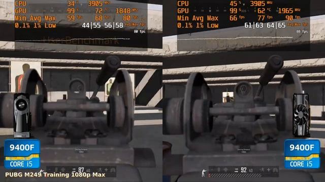 1060-3GB vs 1660 - 9400F. CSGO, Fortnite, PUBG, GTAV, Overwatch. смотреть онлайн