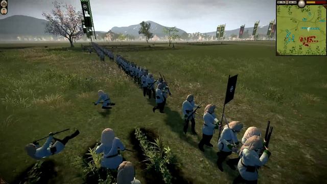 Shogun 2 Total War Online battle # 4 (2v2) - 3 Guns & 1 Sword смотреть онлайн