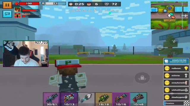 WINNING EVERY GAME! BATTLE ROYALE SQUAD WINS & SUPER CHESTS OPENING! | pixel Gun 3D смотреть онлайн