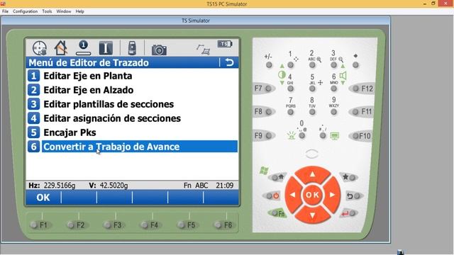 EDITOR DE ALINEAMIENTO ESTACIÓN TOTAL TS 15 смотреть онлайн
