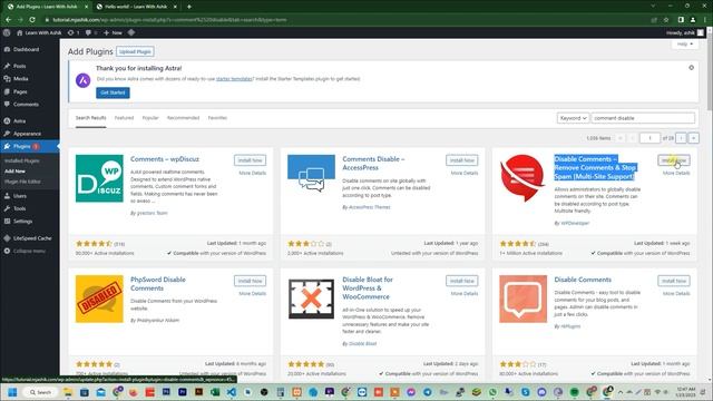 How to Enable or Disable Comments In WordPress 2023 смотреть онлайн