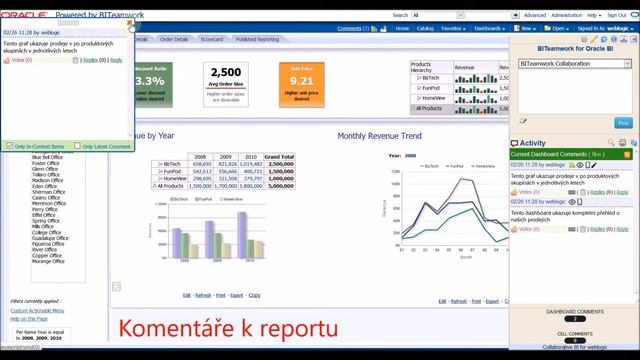 BITeamwork - Oracle BI s komentáři смотреть онлайн