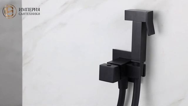 Гигиенический душ Paffoni ZDUP 112 NO Tweet Square Mix со смесителем и шлангом скрытого монтажа смотреть онлайн