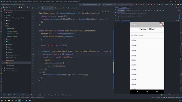 Flutter Bloc [основы #7] Живой поиск на BloC & Dio смотреть онлайн