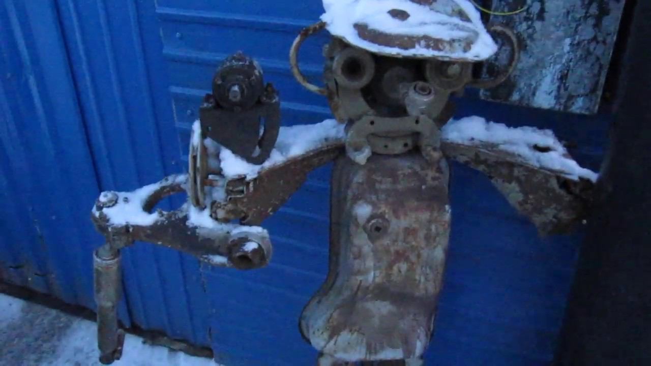 РОБОТ ИЗ ЗАПЧАСТЕЙ. СВАРКА. смотреть онлайн