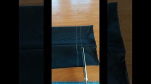 как укоротить спортивные (трикотажные) штаны?