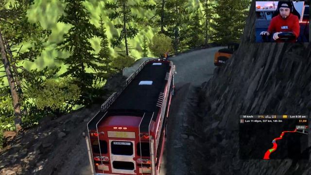 El Bus Blue Bird Estilo El Salvador Ruta Extrema Choque Fatal ATS Mods 1.48 смотреть онлайн