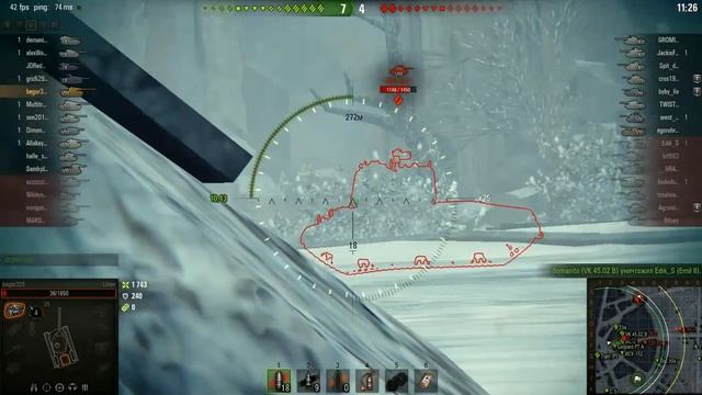 World of Tanks на ноутбуке Lenovo IdeaPad 310-15ISK смотреть онлайн