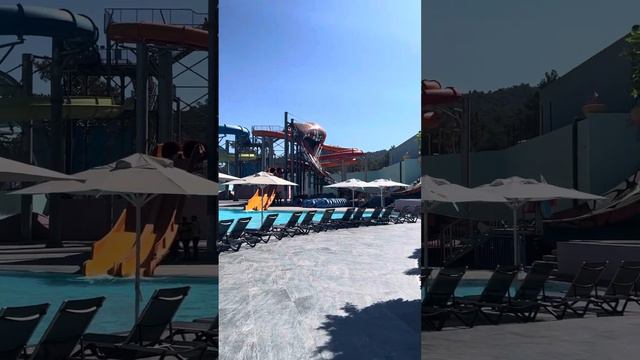 А4 Candyland 🍭 аквапарк на территории отеля Vogue, Бодрум. #tennis #candyland #tennisclass #coach