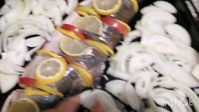 Горбуша, запечённая с тыквой и фруктами. Праздничное малокалорийное блюдо, просто и вкусно ! смотреть онлайн