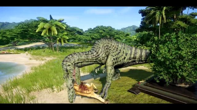 Suchomimus Vs Baryonyx Vs Spinoraptor Breakout And Kills 2000 People - Jurassic World Evolution