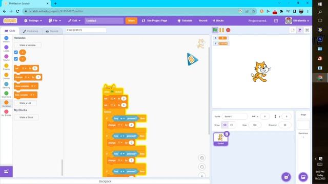 How to make a smooth moving sprite in scratch смотреть онлайн
