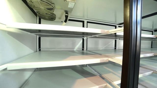 Холодильная шкаф-камера DarkStore на 4 секции с прозрачными дверцами с моноблоком разборно-доборная смотреть онлайн
