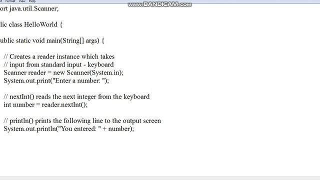 Java Program to Print an Integer (Entered by the User) in Tamil | Simple Program | full explanation смотреть онлайн