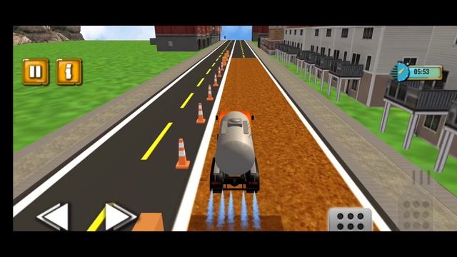 city road construction game | jcb excavator machine| truck | Bibo games смотреть онлайн