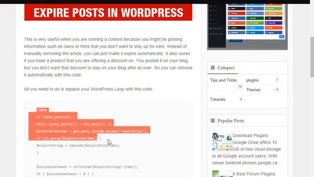 How set an Expiration Date for Your Posts - Wordpress Tips смотреть онлайн