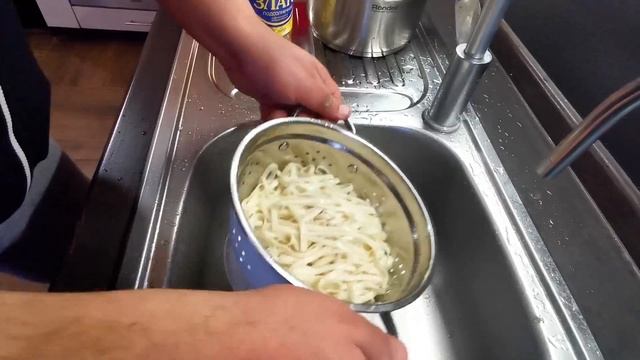 Лапша УДОН по Тайски ! Как приготовить удон на воке !