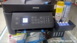 UNBOXING NEW PRINTER EPSON ECOTANK L5290 AND INSTALL INK CHARGING