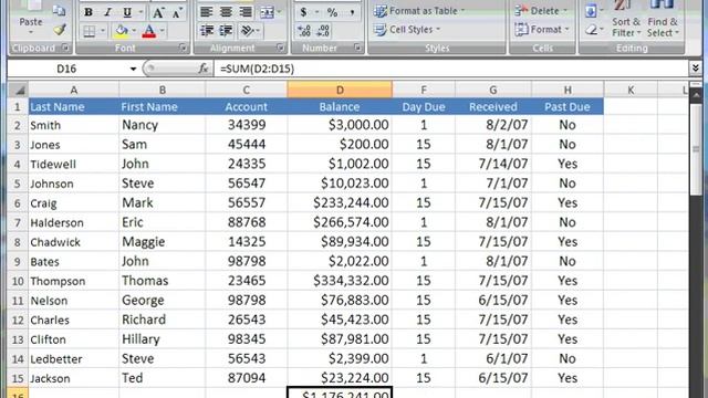 SUM FORMULA | How to Make a Totaling Column Formula in Excel | Using Microsoft Excel смотреть онлайн