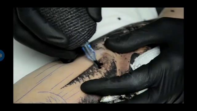 тату тайм лапс , тату процесс / уроки тату для начинающих тату мастеров смотреть онлайн