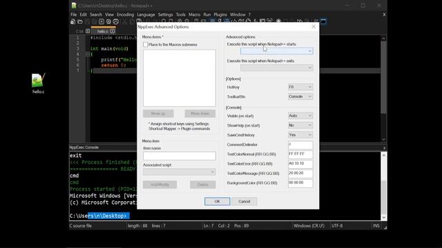 Notepad++ ГАЙД по консоли NppExec