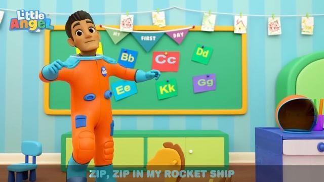 Super Hero Slide Song | 1 Hour of Little Angel Nursery Rhymes смотреть онлайн