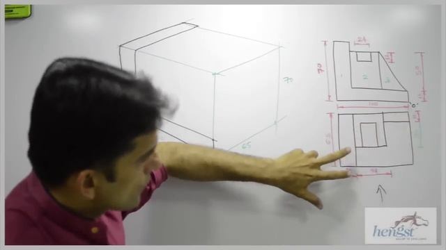 Isometric view - Engineering drawing 2014 May paper смотреть онлайн