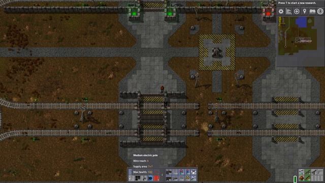 Factorio Tutorial - Safe Rail Crossing (Train Priority ) смотреть онлайн