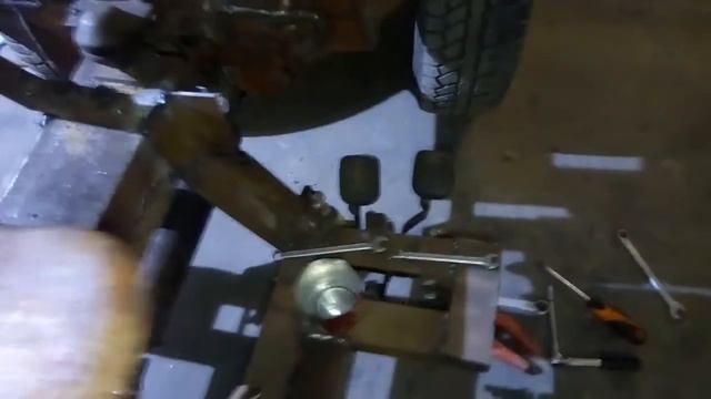 Мини трактор переломка, своими руками. Тормоза, часть первая.