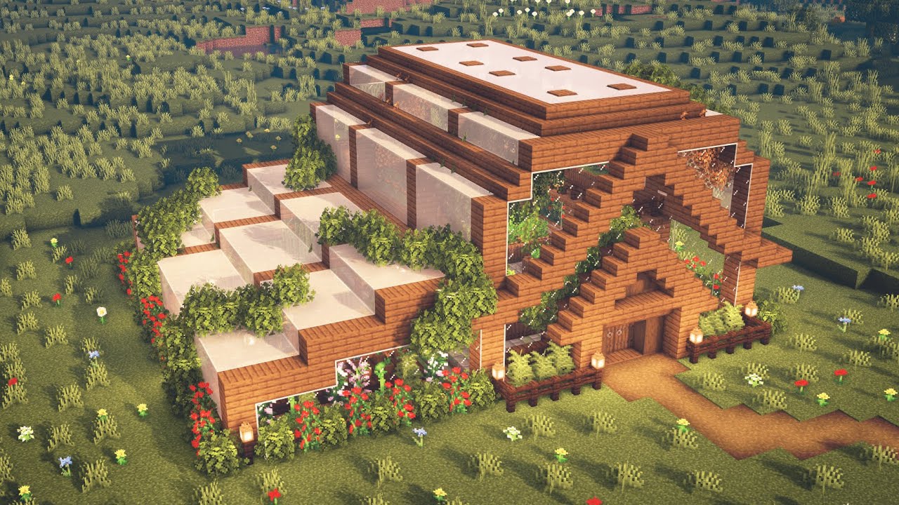Майнкрафт | Как построить теплицу | строим теплицу в выживании | Minecraft строим теплицу вместе смотреть онлайн