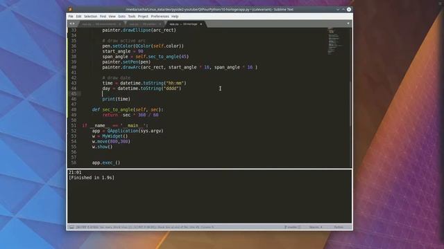 #10 TP Horloge | Qt pour Python смотреть онлайн