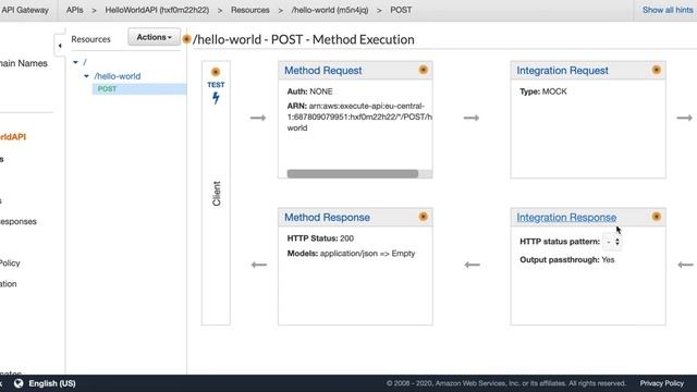 1. AWS API Gateway - REST API with Mock data смотреть онлайн