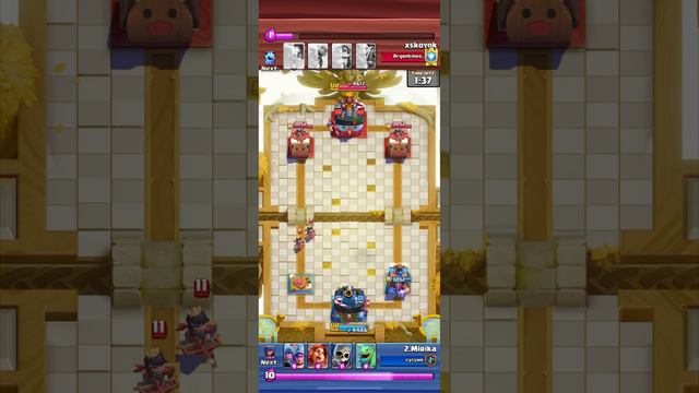 Clash Royale, I gave him a chance, but he didn't want an easy victory #clashroyale #clashroyalememe смотреть онлайн